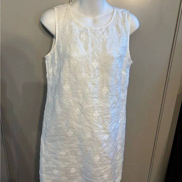 St Tropez West 100% LINEN dress sz 2 - Picture 1 of 6